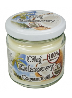 OLEJ KOKOSOWY RAFINOWANY 200 ML