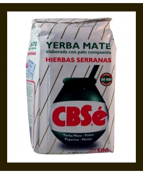 YERBA MATE CBSe HIERBAS SERRANAS 0,5KG